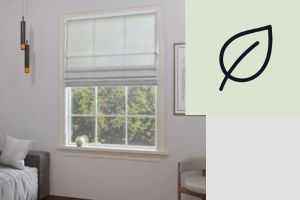 Roman Blinds - Linen and Natural