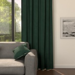 Elegant Bottle Green Matt Curtain