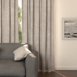 Soft-touch Matt Light Beige Blackout Curtain