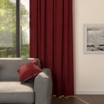 Stylish Burgundy Matt Soft Touch Curtain