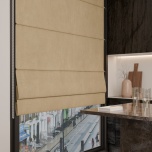 Soft Sand Quality Fabric Made-To-Measure Roman Blind
