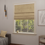Classic Carmel Quality Fabric Roman Blind