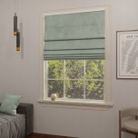 Elegant Pastel Pistachio Quality Fabric Made-To-Measure Roman Blind