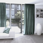 Glamour Style Smooth Dark Mint Curtain