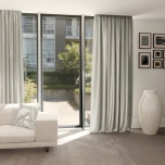 Premium Cream Satin Curtain
