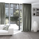 Beautifully made Dark Pearl Satin Curtain