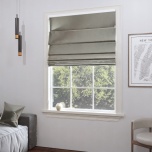 Refined Dark Pearl Quality Fabric Made-To-Measure Roman Blind