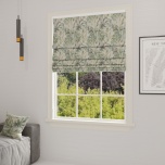 Premium Floral Pattern Natural Fabric Made-To-Measure Roman Blind