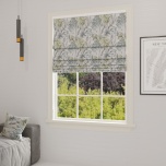 Timeless Floral Pattern Natural Fabric Roman Blind