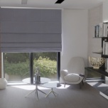 Premium Grey Quality Fabric Made-To-Measure Roman Blind