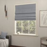 Refined Grey Beige Quality Fabric Made-To-Measure Roman Blind