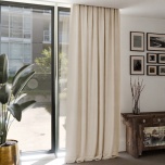 Elegant Cream Soft Touch Matt Curtain