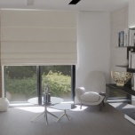 Soft Dark Cream Quality Fabric Made-To-Measure Roman Blind
