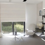 Classic Light Cream Matt Fabric Roman Blind