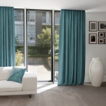 Light Turquoise Soft Touch Soft Touch Curtain