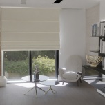 Refined Light Cream Quality Fabric Made-To-Measure Roman Blind