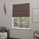 Timeless Latte Blackout Fabric Roman Blind