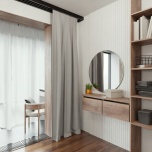 Classy Light Grey Blackout Curtain