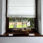 Timeless White Quality Fabric Roman Blind