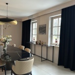 Serene Black Matt Curtain