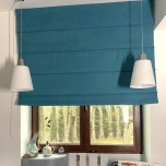 Timeless Turquoise / Teal Quality Fabric Roman Blind