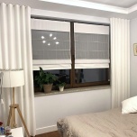 Classy Ligth Cream Matt Curtain