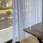 Universal Semi Transparent White Voile Curtain