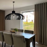 Timeless Chocolate Brown Matt Blackout Curtain