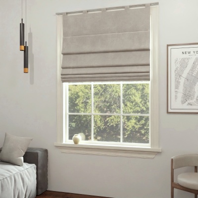 Soft Nude Quality Fabric Made-To-Measure Roman Blind