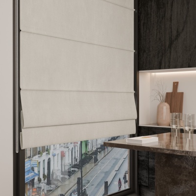 Classic Beige Quality Fabric Roman Blind