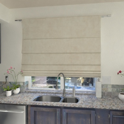 Classic Beige Quality Fabric Roman Blind