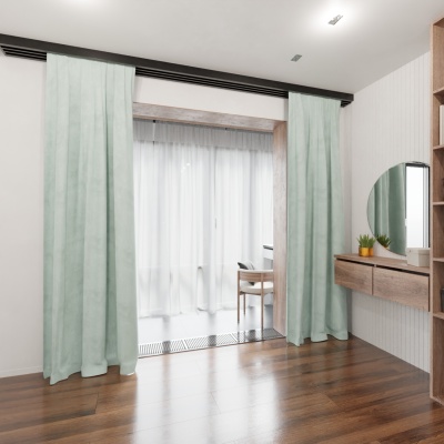 Refined Neutral Matt Curtain