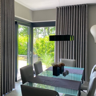 Sophisticated Grey Blackout Curtain