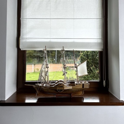 Timeless White Quality Fabric Roman Blind