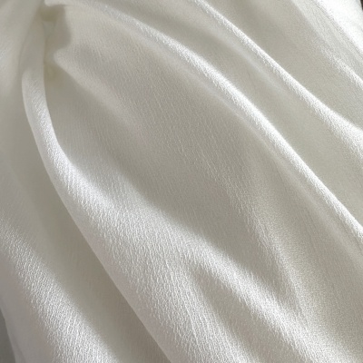 Linen Curtains Made of Delicate Ecru Voile