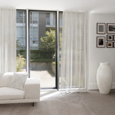 Light Cream Linen Curtain Made from Natural Linen