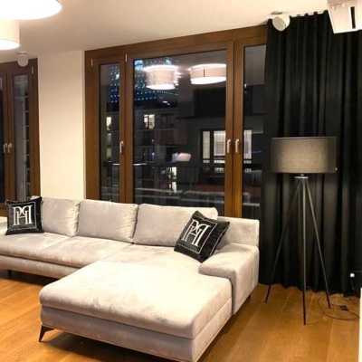 Black Velvet Soft Touch Curtain